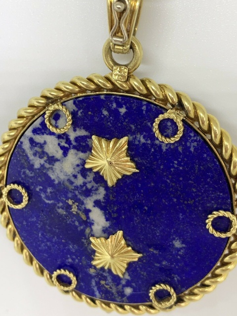 SOLD Van Cleef & Arpels 18K Yellow Gold Large Cancer Zodiac Sign Pendant